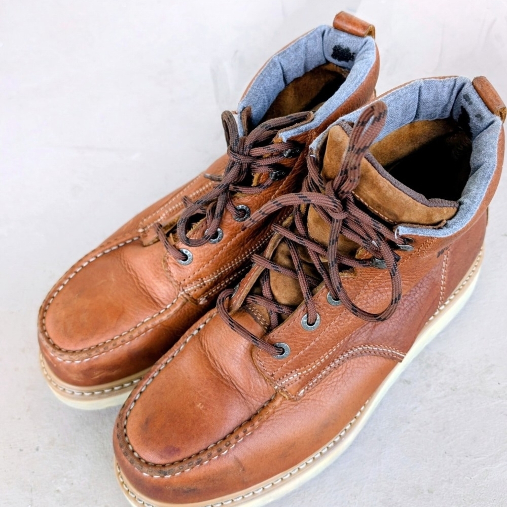Moc-Toe Steel-Toe EH 6" Tan Work Boot (W08289) Size 11.5M
